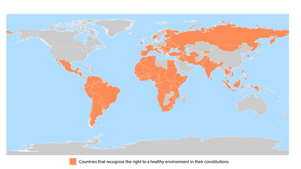 The Global South has led the way in adopting the human right to a healthy environment (Credit: Katarina Zimmer/BBC)