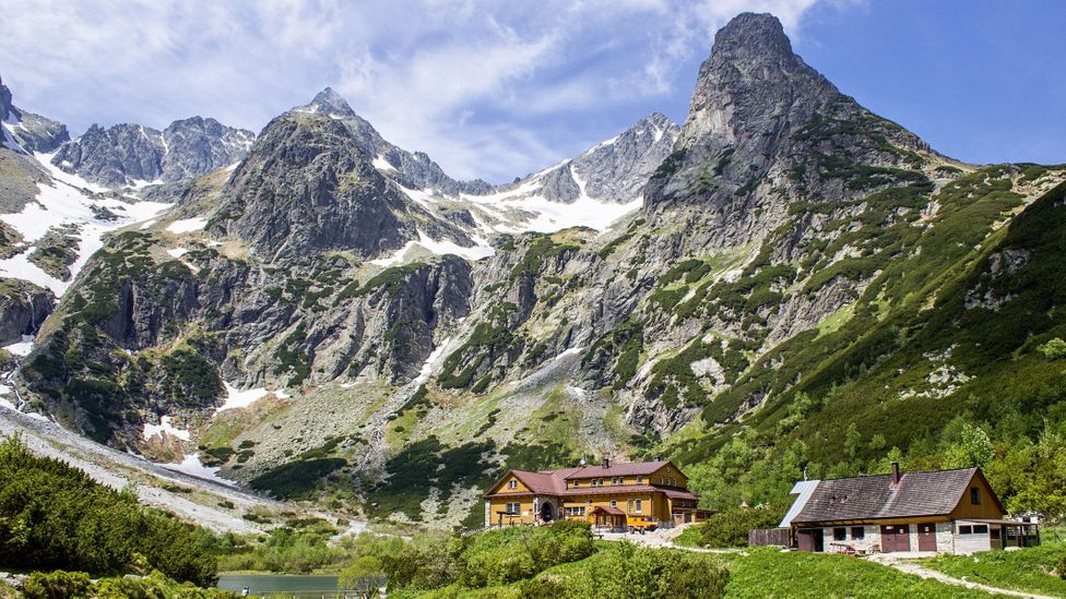 Mountain huts or chalets provide refreshments and overnight accommodation for hikers (Credit: Jan Gallo/Getty Images)