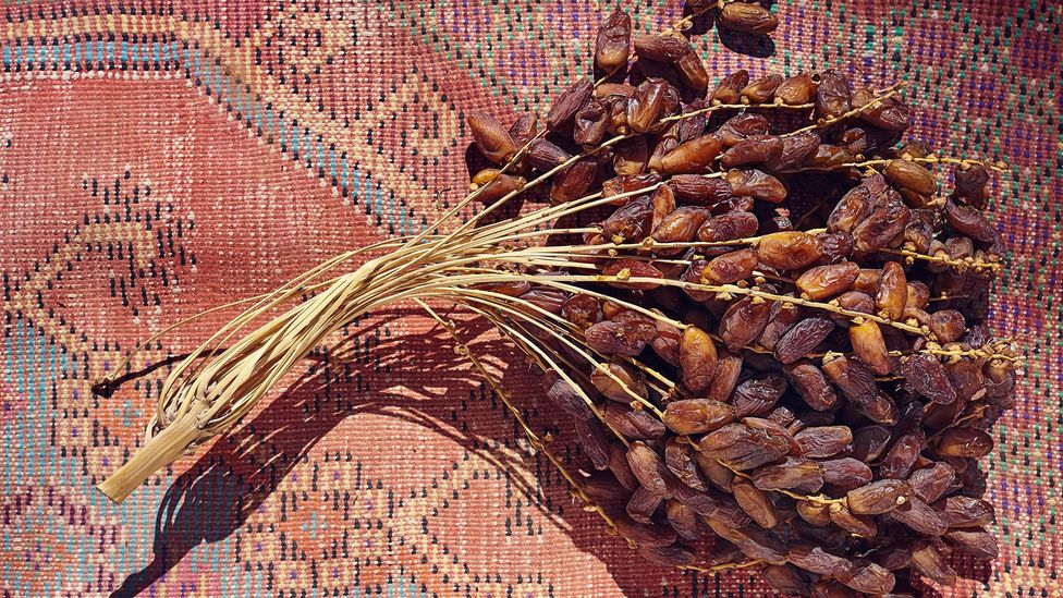 Eating dates has a great spiritual significance for local residents