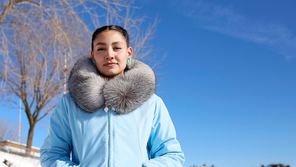 TikTok star Shina Novaling is sharing the tradition of Inuit throat singing for a new generation (Credit: Stephanie Foden)