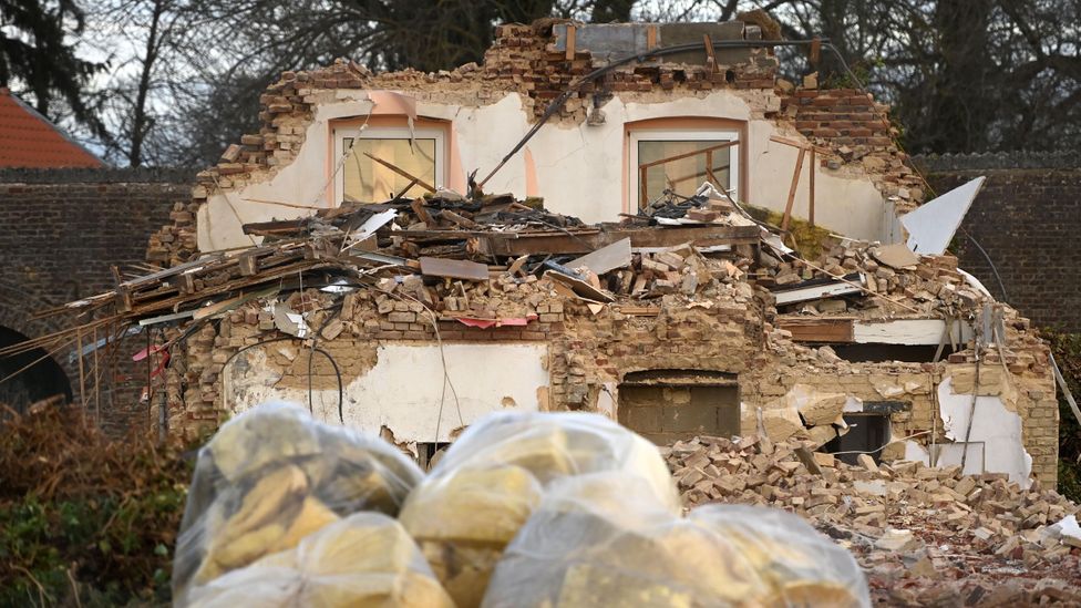 Old Manheim is just one of around 50 villages that have been demolished for coalmining, including Luetzerath in western Germany, shown here (Credit: Getty Images) Old Manheim is just one of around 50 villages that have been demolished for coalmining, including Luetzerath in western Germany, shown here (Credit: Getty Images)