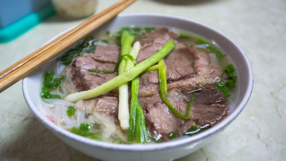 Hanoi pho features a savoury beef broth with minimal use of garnishes and seasonings (Credit: 8Creative.Vn/Getty Images)