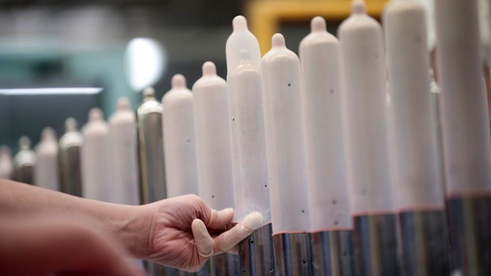 Most condoms tend to come in standard sizes yet penises vary in length and girth, meaning the fit is rarely perfect (Credit: Behrouz Mehri/AFP/Getty Images)