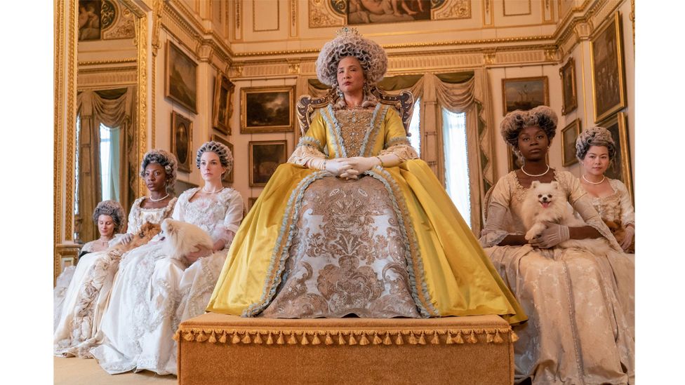 In the TV drama series Bridgerton, Queen Charlotte is played by Golda Rosheuvel (Credit: Alamy)