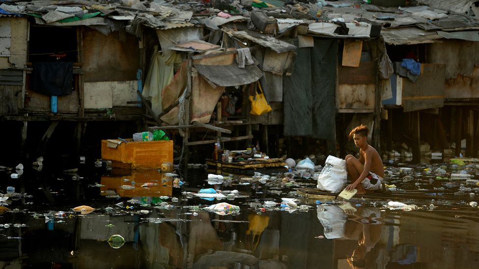 The Philippines is thought to be the third-largest source of plastic pollution in the world (Credit: Noel Celis/AFP/Getty Images)