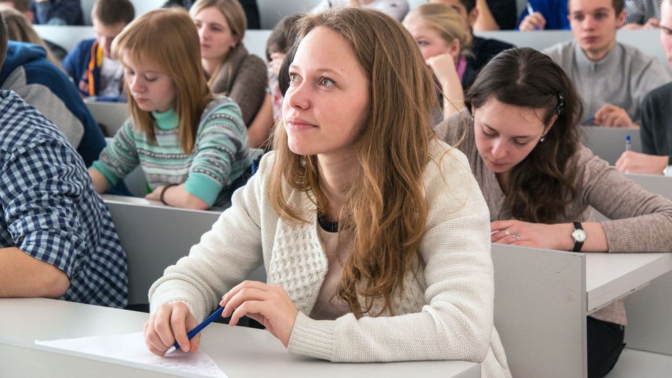 Russian university students are among the baby-faced who are widely considered more attractive – but their looks can mean they face specific challenges, too (Credit: Alamy)