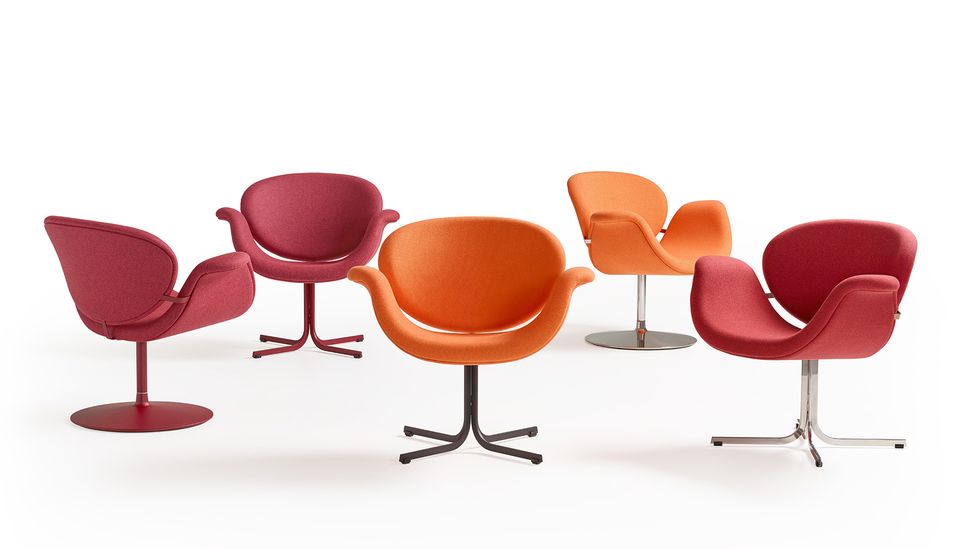 The vibrant shades of the 1960s Artifort Tulip chair have added to its iconic design status (Credit: A Century of Colour in Design/ Thames & Hudson)