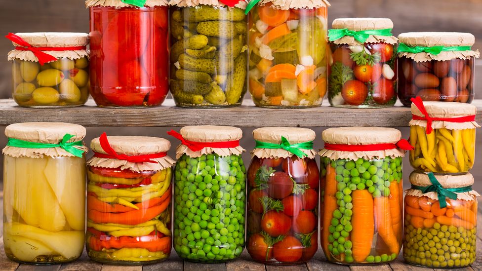 Before refrigeration and flash freezing, produce like vegetables had to be pickled to make them edible through the long winter months (Credit: Getty Images)