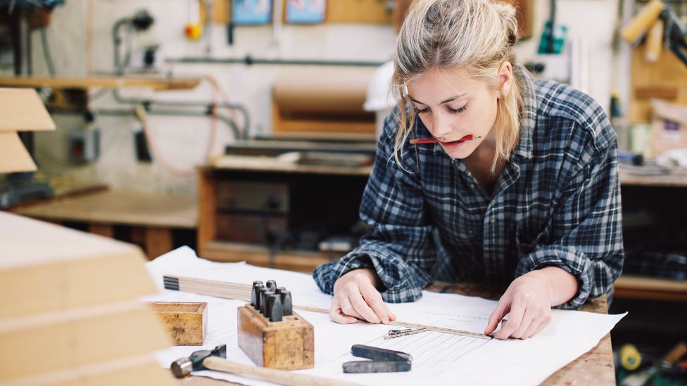 File image of a craftswoman