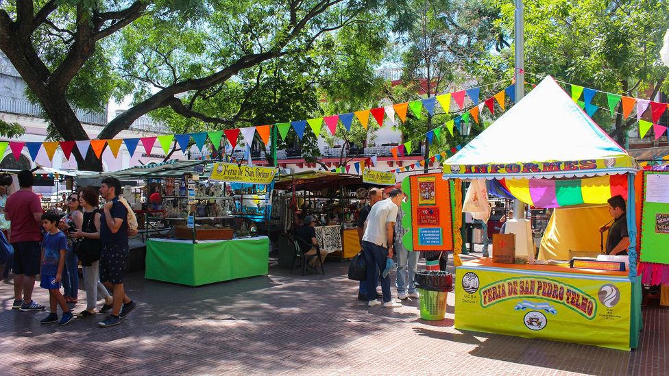 San Telmo Fair is an antique fair held in Buenos Aires (Credit: Graca Victoria/Alamy)