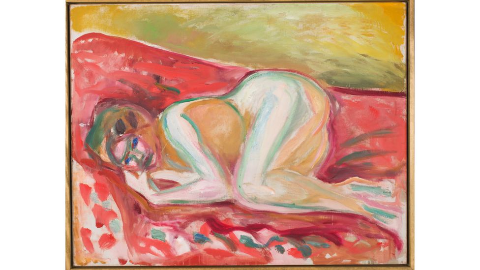 Crouching Nude, 1917-1919, by Edvard Munch – the German Expressionist valued solitude (Credit: Munchmuseet)