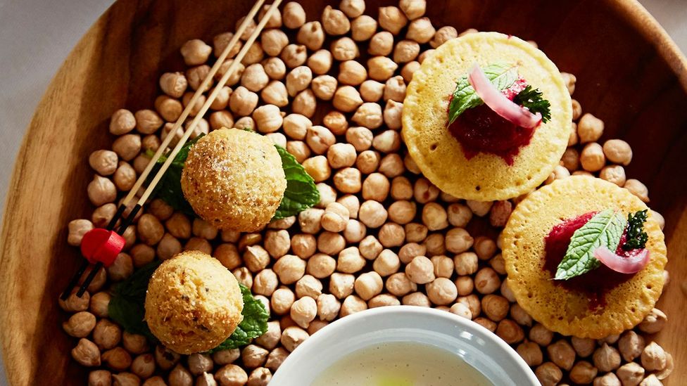The chickpea appears in about 50% of Nadia Sammut's recipes (Credit: L'Auberge La Fenière)