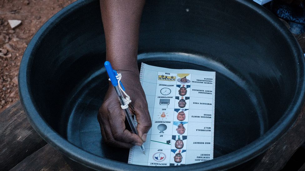 The choice between candidates and the political parties they represent has become a defining feature of most democratic elections (Credit: Yasuyoshi Chiba/AFP/Getty Images)