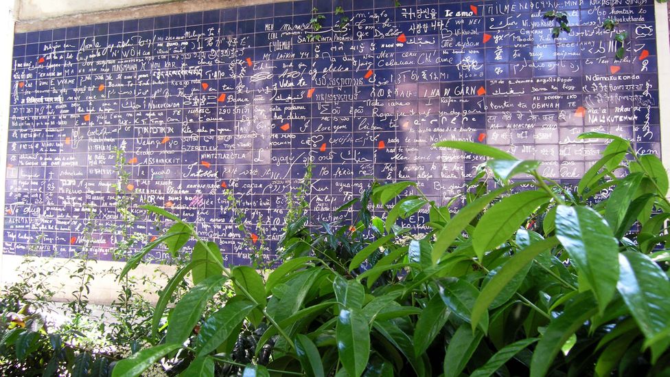 A monument dedicated to love can be found in the Square Jehan-Rictus in Montmartre (Credit: Eddie Linssen/Alamy)