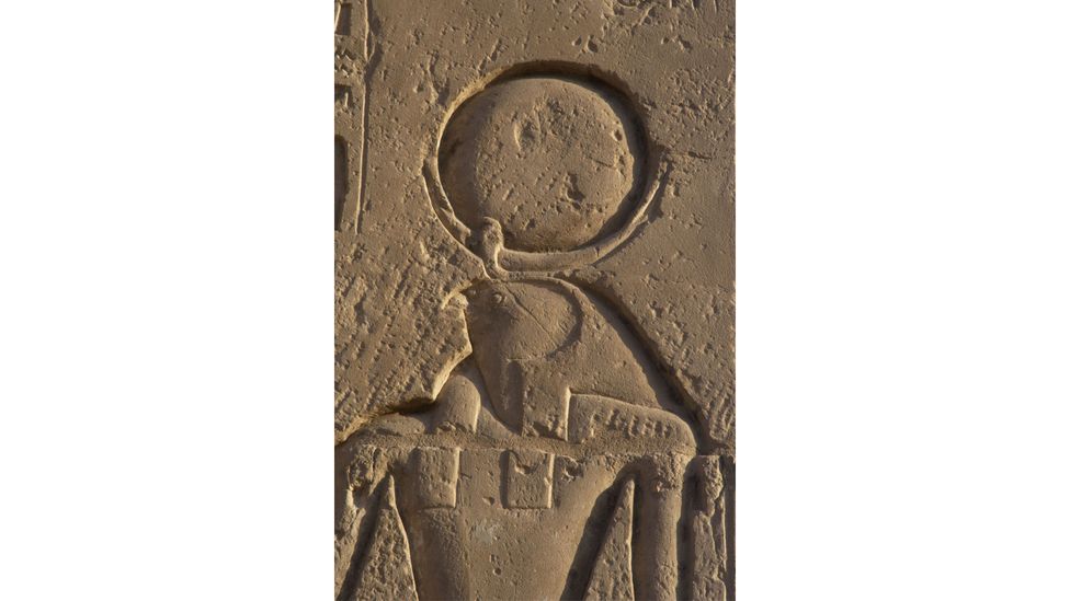 The ancient Egyptian deity Ra was depicted with a circle representing the sun (Credit: Alamy)