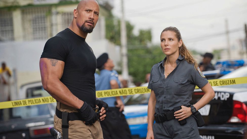 Fast Five was a turning point for the franchise, upping the stakes and introducing another big personality in the form of The Rock (Credit: Alamy)