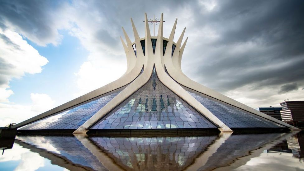 Concrete can also be stunning, however, such as the Brasilia Cathedral in Brazil (Credit: Andressa Anholete/Getty Images)