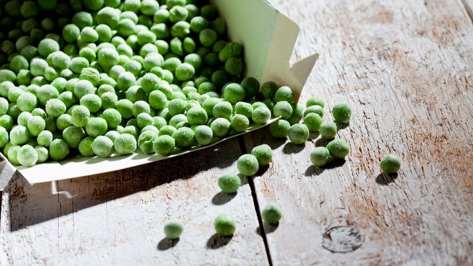 Frozen peas and carton (Credit: Westend61/Getty Images)