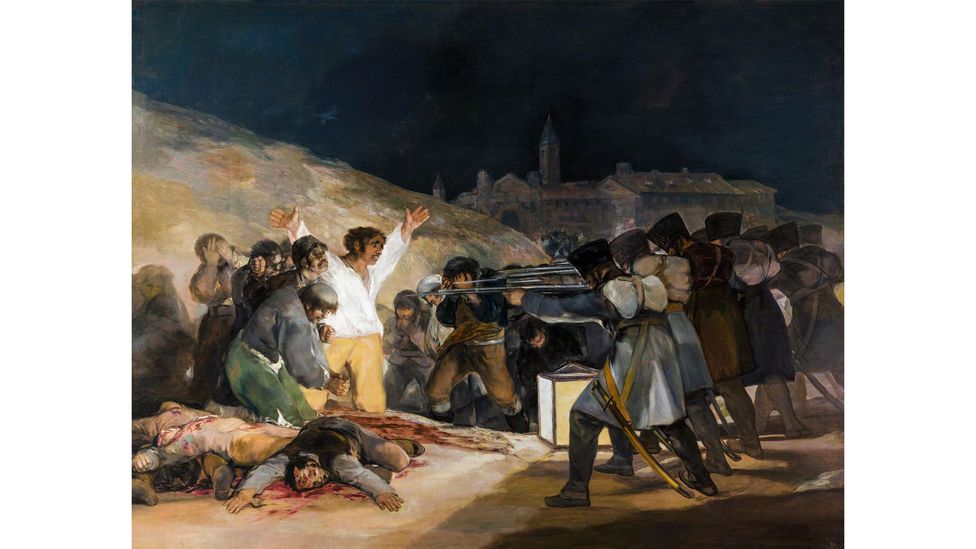 Goya's The Third of May 1808 created a timeless image of violence from specific events (Credit: Alamy)