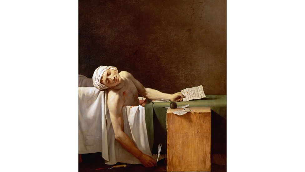 A 'propaganda painting', Death of Marat was widely shared in its time – and has become a meme today (Credit: Alamy)