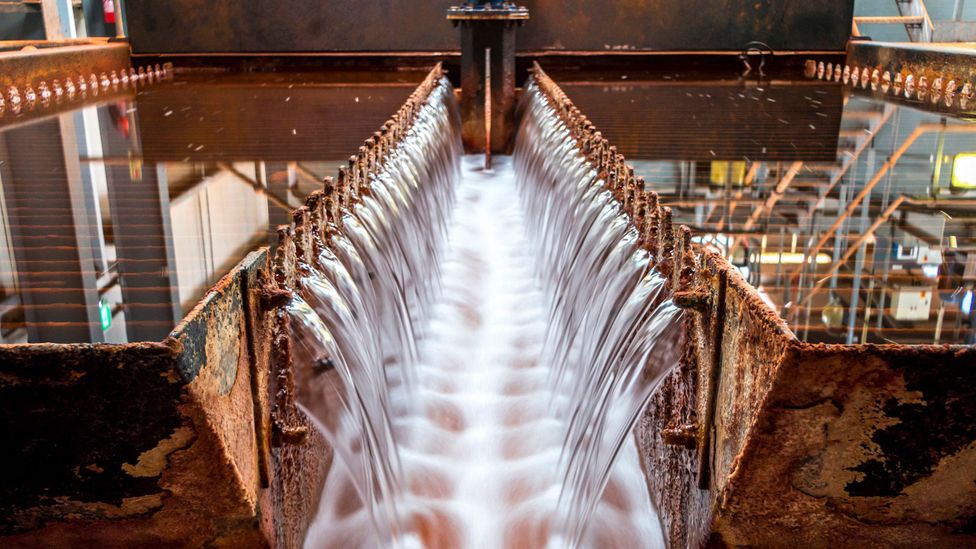 Mine water is cleaned at a facility in the UK (Credit: Coal Authority)