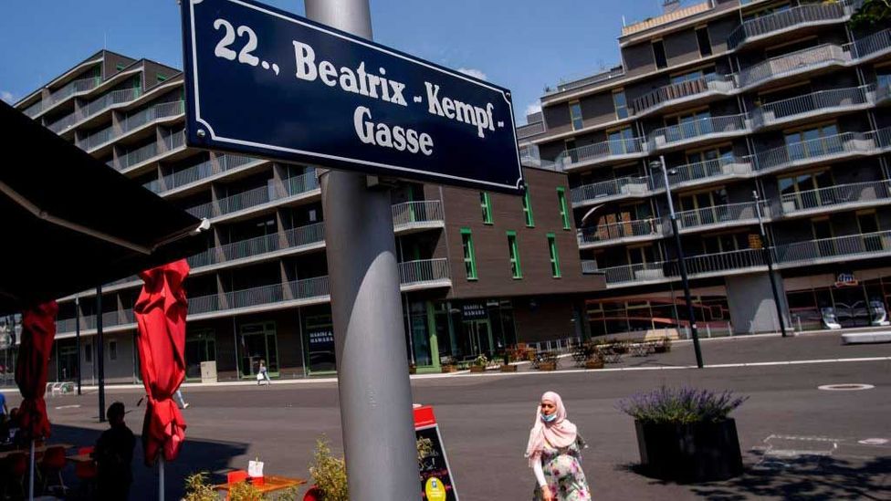 A street in a suburb of Vienna, one of the cities that the "streetonomics" team studied (Credit: Joe Klamar/Getty Images)