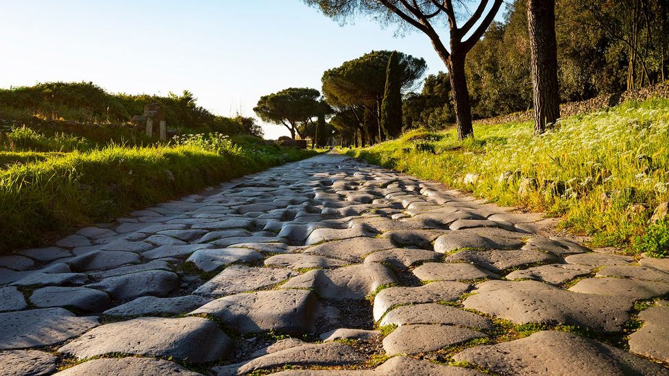 During Italy's Covid-19 lockdown, Magnanimi took walks along the Appian Way, spending time among shepherds, picnickers and joggers (Credit: Stefano Castellani)