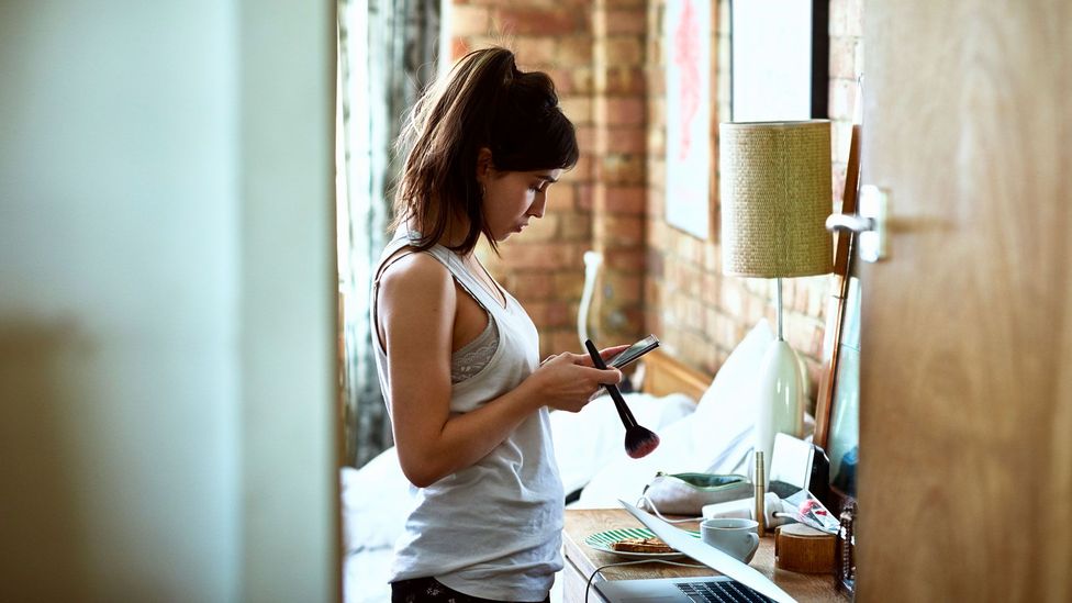The boundaries between the professional and personal can quickly become fuzzy as managers reach out to their direct reports via personal-messaging platforms (Credit: Getty Images)