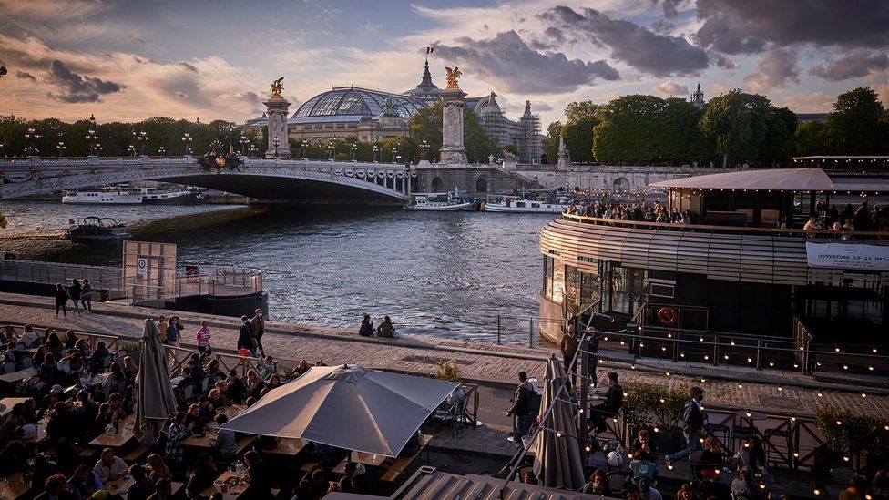 Paris is beginning to resemble its former self once more as cafes and restaurants reopen and diners return in person (Credit: Kiran Ridley/Getty Images)