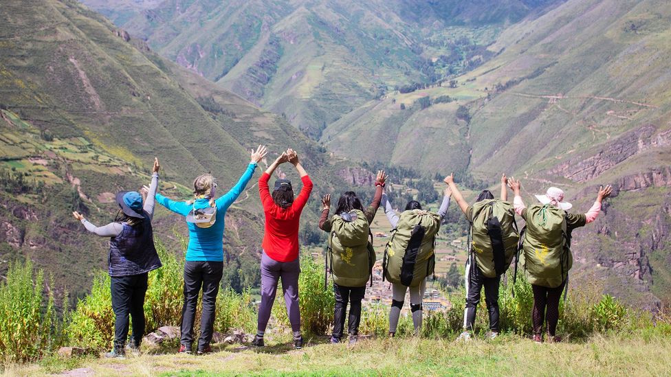 In 2021, Evolution Treks Peru debuted an all-women Machu Picchu trek, on which the porters, guides and clients are all women (Credit: Evolution Treks Peru)