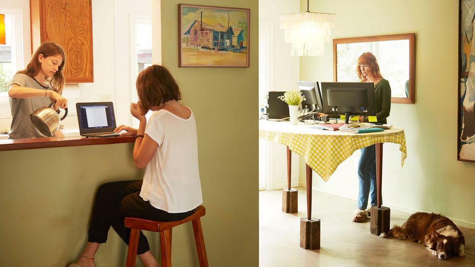 Even 18 months into the pandemic, working from home can still have pitfalls, from poor workstations to a lack of space (Credit: Getty Images)