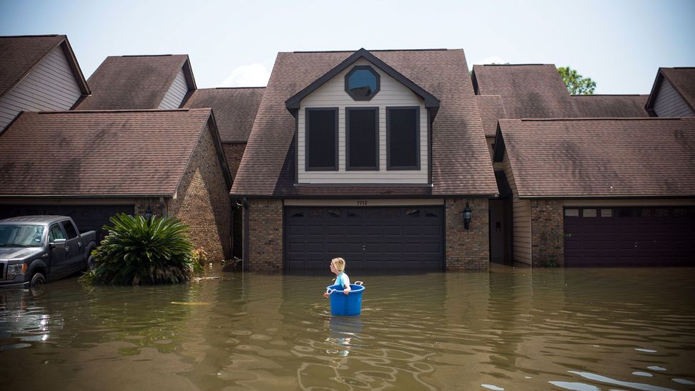 Hurricane Harvey left nearly one third of Houston under water and forced thousands of people from their homes (Credit: Emily Kask/AFP/Getty Images)