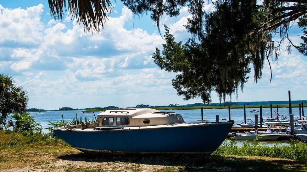 After the oyster industry was devastated in the 1950s, island residents faced the choice of leaving for jobs or living off the land (Credit: Penny Britt/Getty Images)