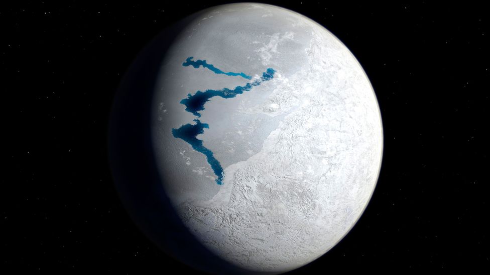 During the snowball Earth phase, which occured at least 650 million years ago, even the equator may have been frozen over (Credit: Alamy)