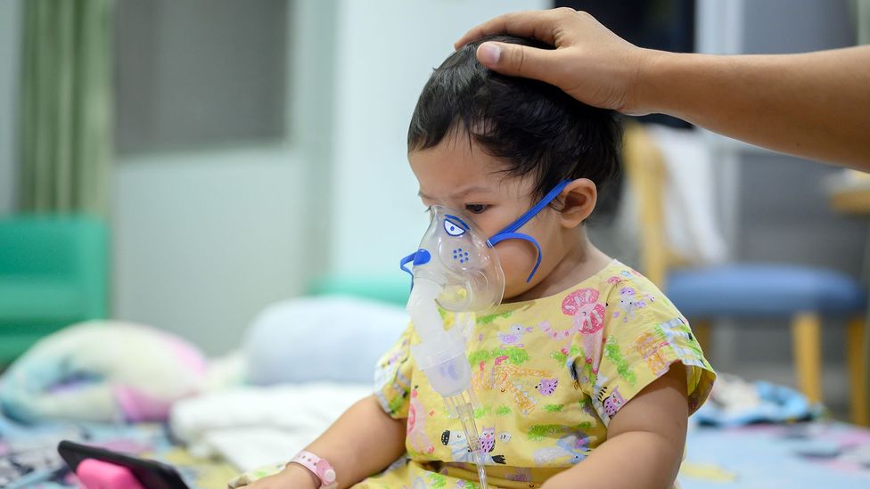 Children that get sickest with RSV can often be treated with oxygen and most get better in a few days (Credit: Getty Images)