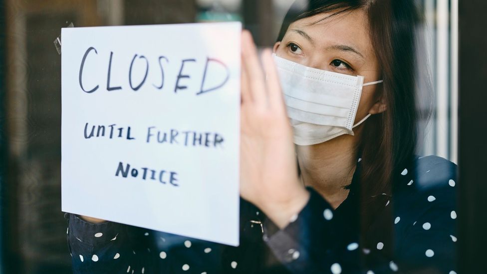 One pandemic trend has been social media posts by employees at restaurants announcing that the business has closed because nearly all the staff have quit (Credit: Getty Images)