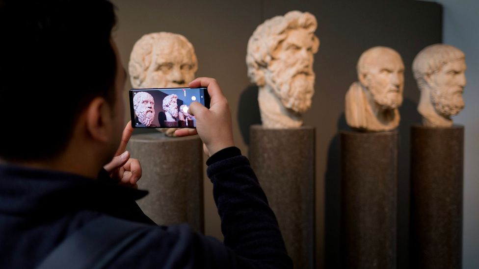 What would the Ancient Greek philosophers have made of present-day social media controversies? (Credit: Getty Images)
