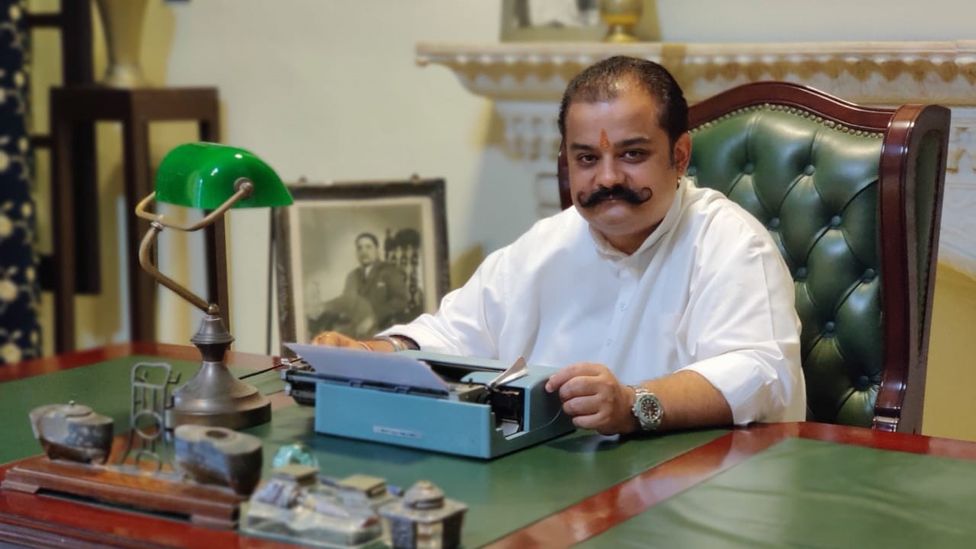In India, vintage typewriters are highly prized – and some brands are collector's items (Credit: Maharaja Jayrendra Pratap Singh)