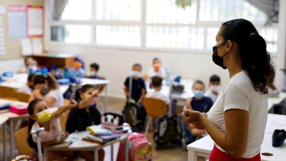 After Israeli schools opened in September, the number of children testing positive for Covid-19 began to soar (Credit: Reuters)