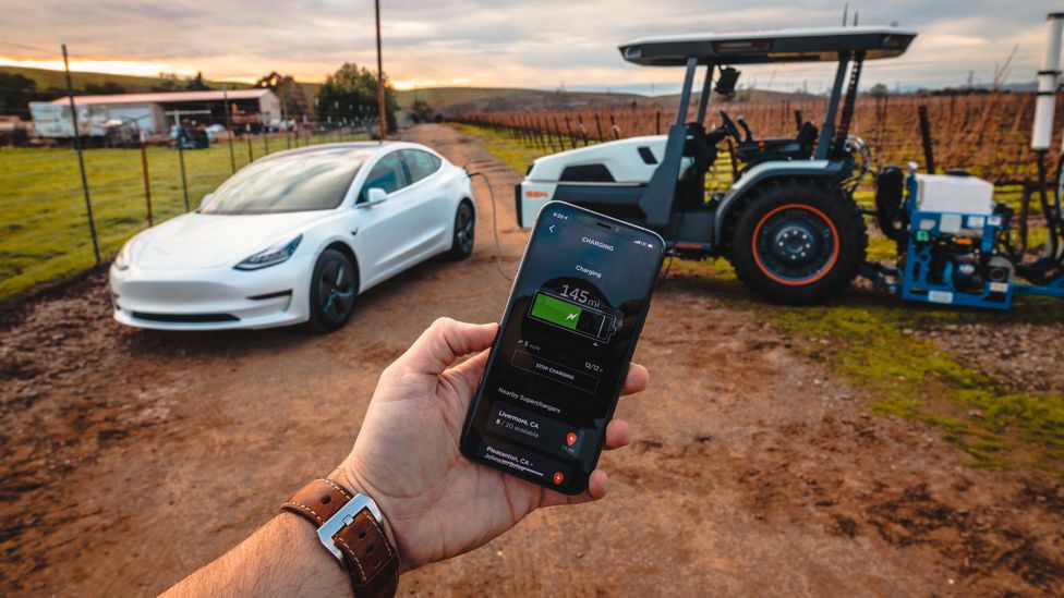 Farmers hope that smart technology can help reduce the use of herbicides that threaten butterfly populations (Credit: Monarch Tractor)