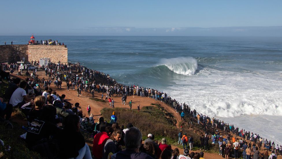 how-a-portuguese-fishing-village-tamed-a-100ft-wave-bbc-travel