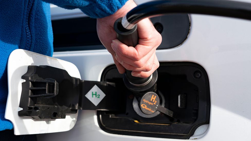 Green hydrogen not only provides a way of storing energy but also could be used to heat homes and fuel vehicles (Credit: Iain Masterton/Alamy) Green hydrogen not only provides a way of storing energy but also could be used to heat homes and fuel vehicles (Credit: Iain Masterton/Alamy)