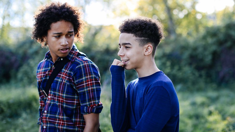 Sarcasm allows teenagers to add nuance to their interactions (Credit: Getty Images)