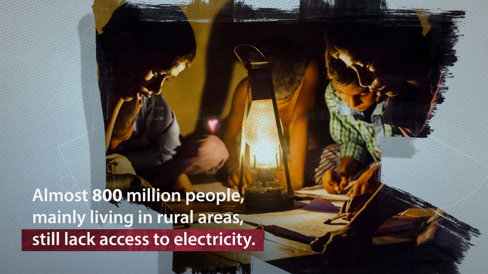 Around 10% of the world's population still does not have access to electricity (Source: World Bank, Credit: Adam Proctor/BBC)