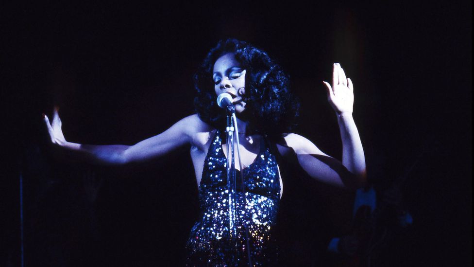 Donna Summer is synonymous with disco music, thanks to her incredible late-70s string of dancefloor hits (Credit: Alamy)