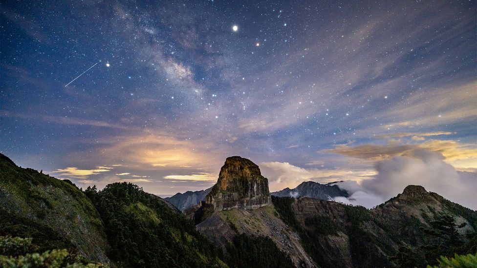 Chou's first mountain ascent was up Taiwan's daunting Mount Dabajian (Credit: CJFAN/Getty Images) Chou's first mountain ascent was up Taiwan's daunting Mount Dabajian (Credit: CJFAN/Getty Images)