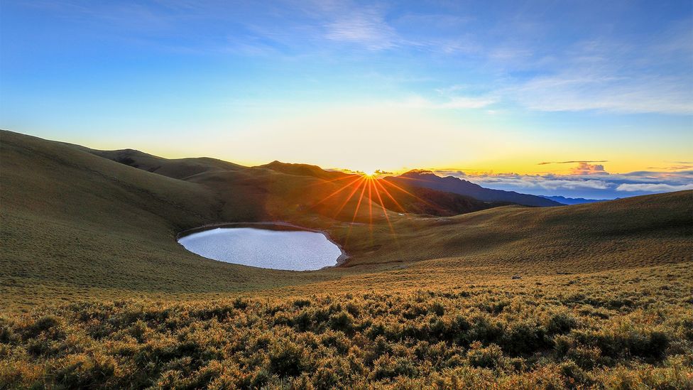 Reaching Jiaming Lake's mirror-like surface requires a multi-day hike in southern Taiwan (Credit CJFAN/Getty Images) Reaching Jiaming Lake's mirror-like surface requires a multi-day hike in southern Taiwan (Credit CJFAN/Getty Images)