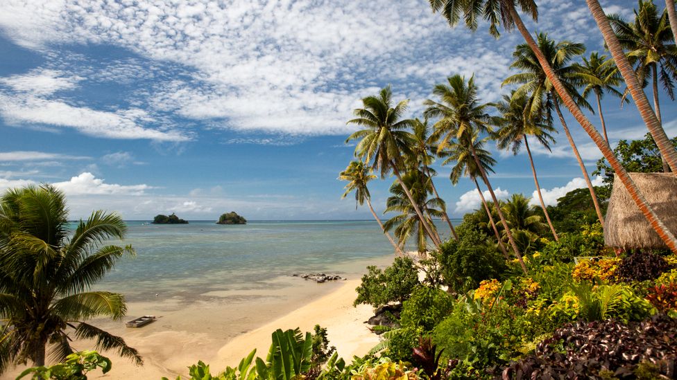 Beachfront property on the island of Taveuni, Fiji