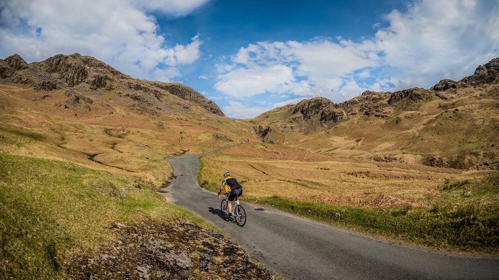 Hardknott Pass' sharpest sections are steeper than the Tour de France and Giro d'Italia (Credit: Steve Fleming/Getty Images)