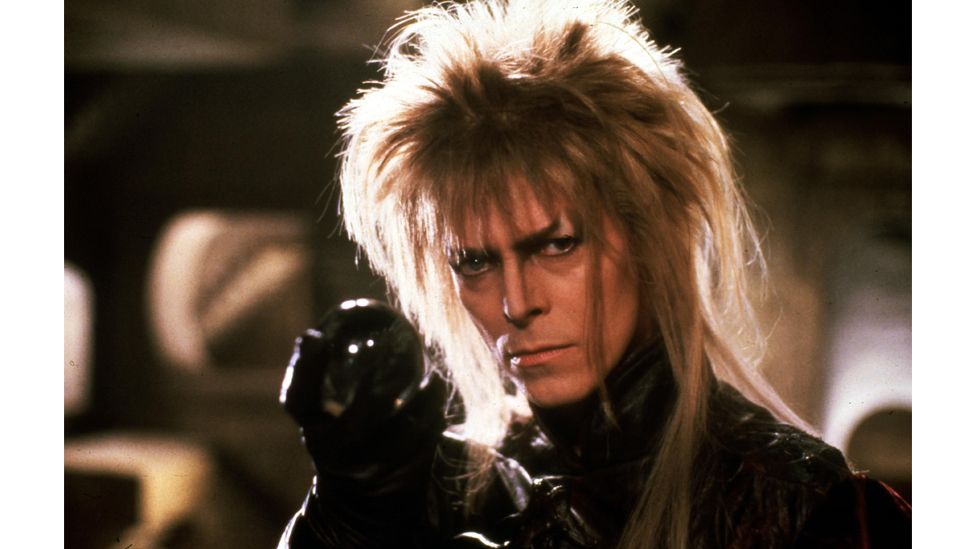 The star's charismatic performance as the Goblin King in the 1986 fantasy Labyrinth has helped make the film a cult classic (Credit: BFI)